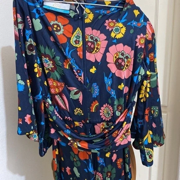 Boden Icons Evelyn Floral Jumpsuit Size 4